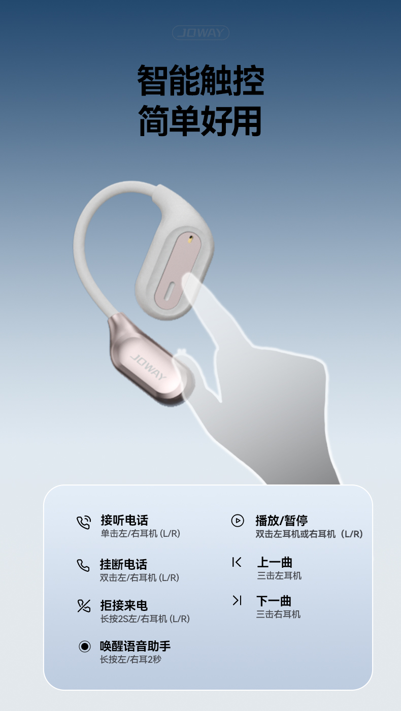 H233 开放式无线蓝牙耳机_OWS 耳机_深圳市royal皇家88电源有限公司
